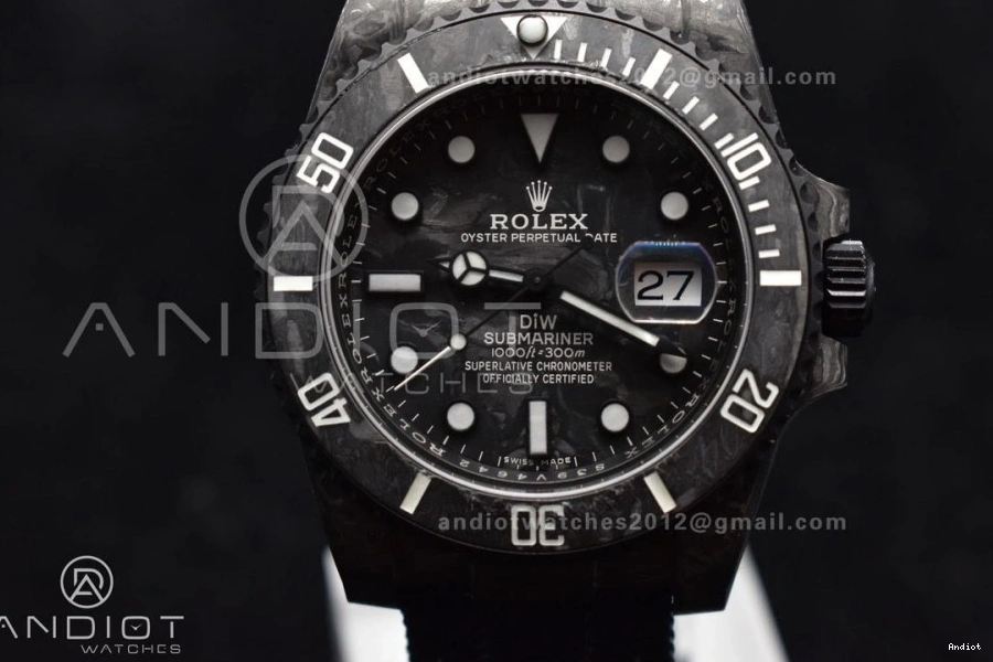 DLC DIW DLC Dial VS3135 Black VSF 1:1 Submariner Blue Best on Bracelet Edition Sandblasted 0226